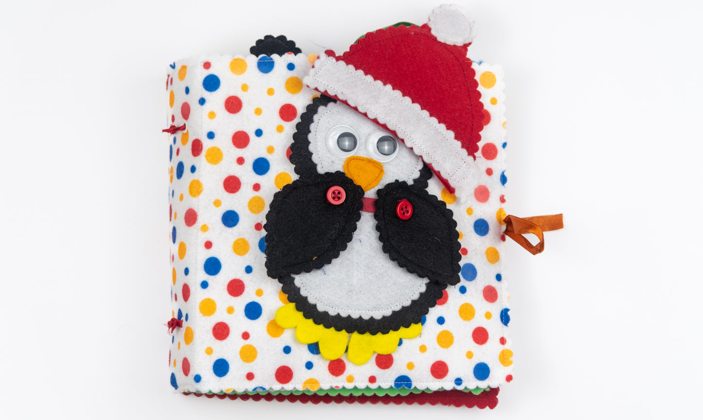 Livro sensorial de natal