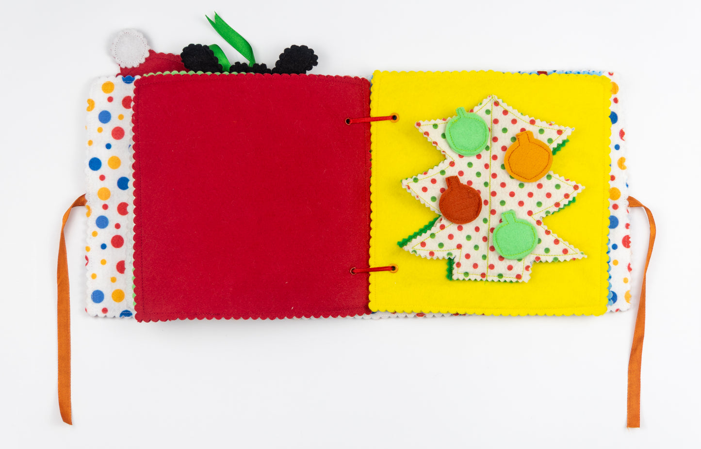 Livro sensorial de natal