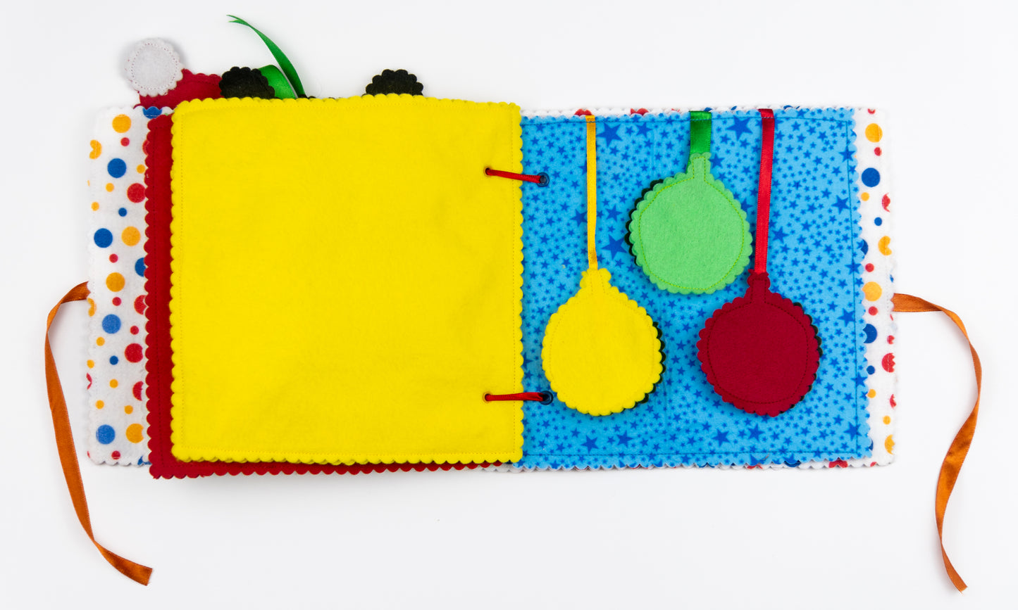 Livro sensorial de natal